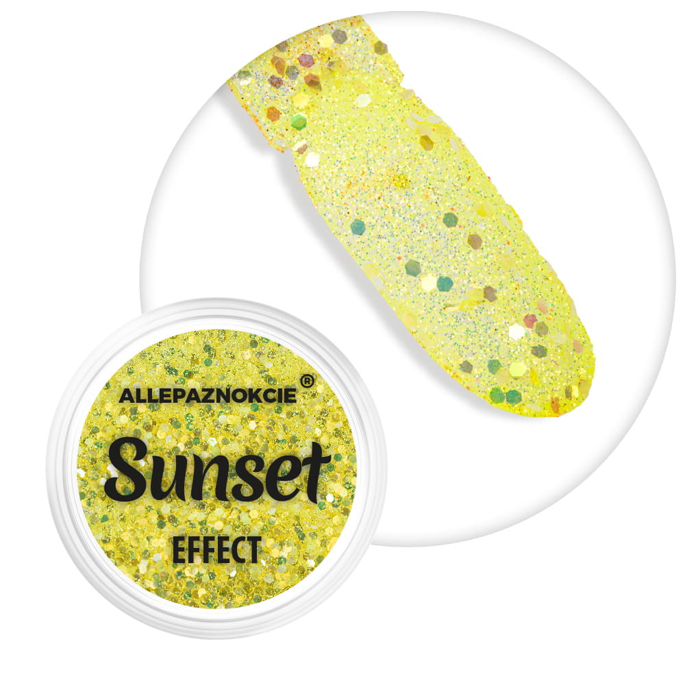 Pyłek do paznokci Sunset Effect Allepaznokcie 1 g Nr 01
