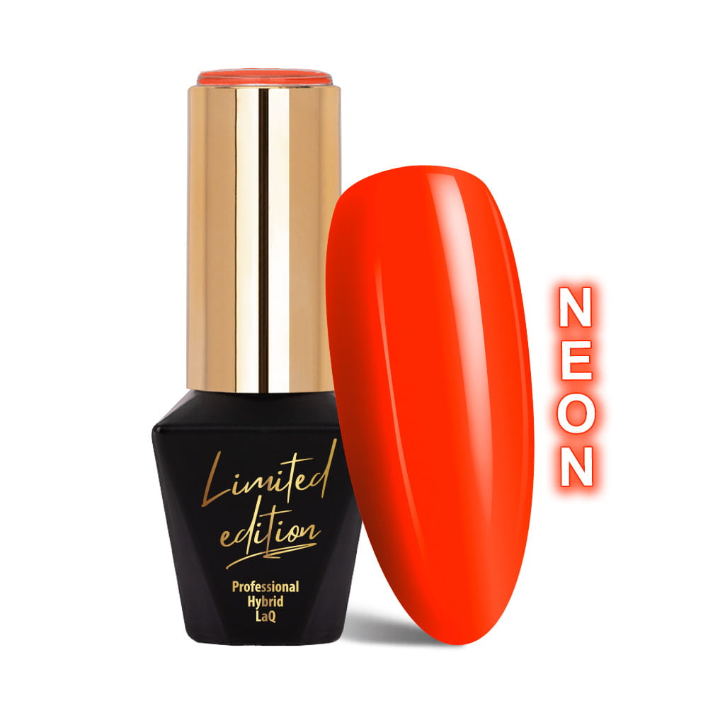 Lakier hybrydowy MollyLac Limited Edition Pretty Hot Neon 10 g Nr 480