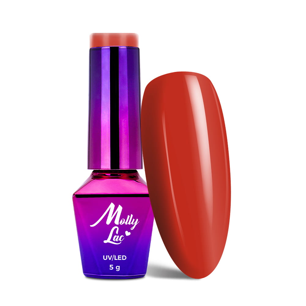 Lakier hybrydowy MollyLac Elite Women Crimson 5 g Nr 42