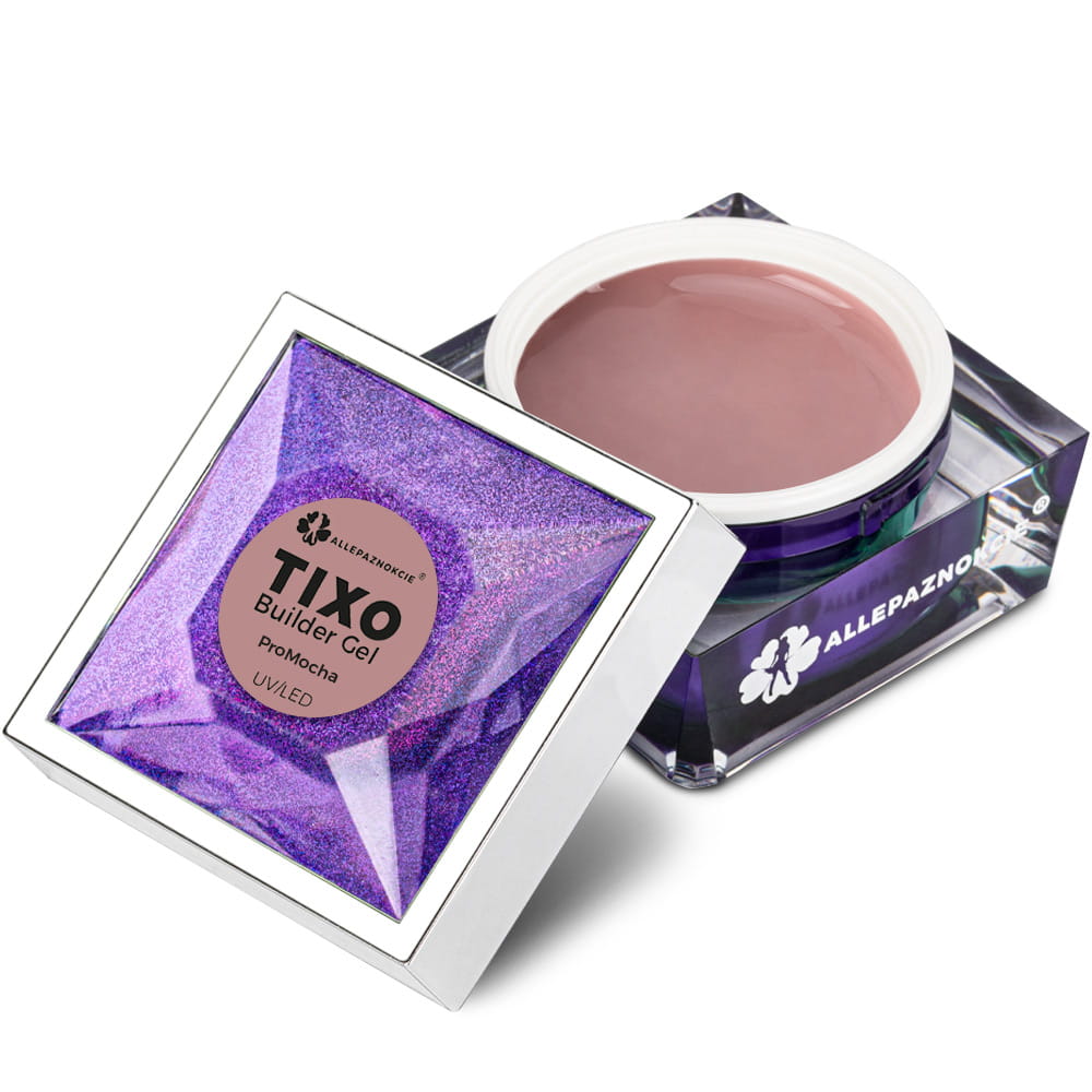 Żel budujący z tiksotropią Allepaznokcie Tixo Builder Gel ProMocha 50g