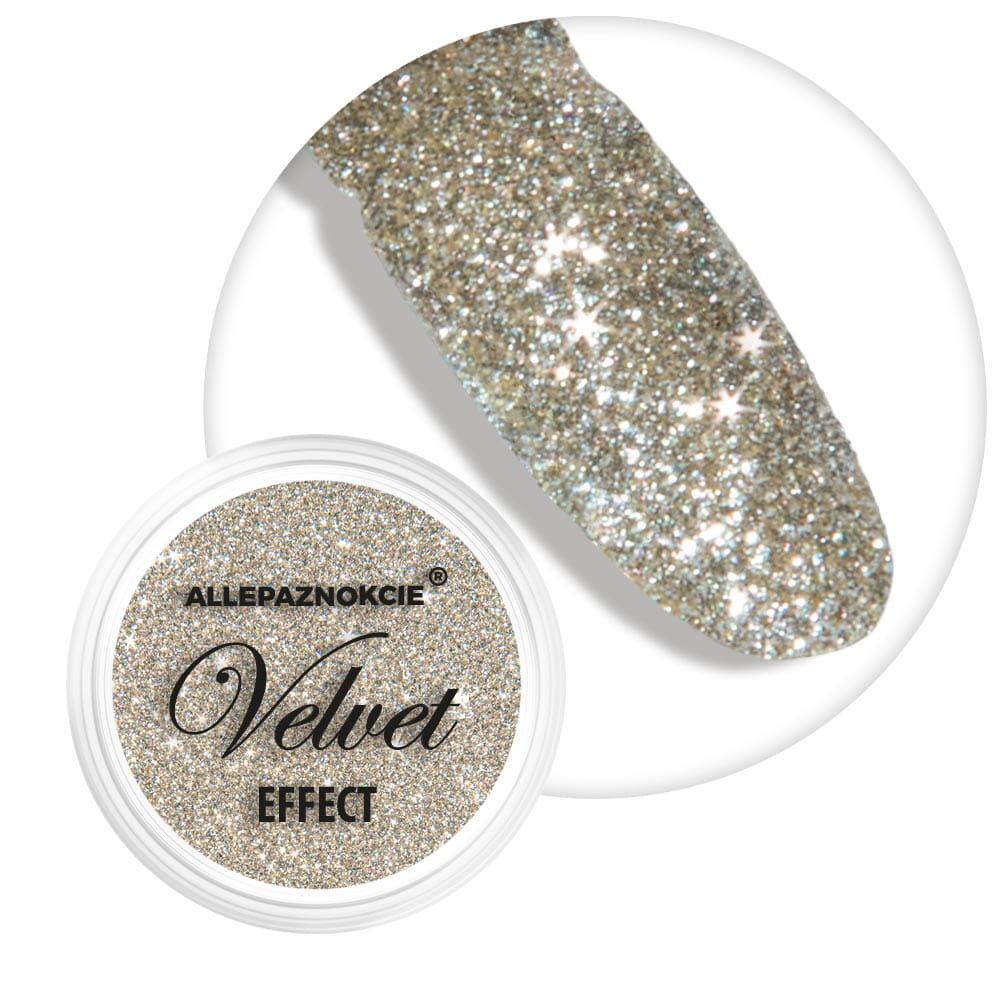 Pyłek do paznokci Velvet Effect Allepaznokcie 1,5 g Nr 03