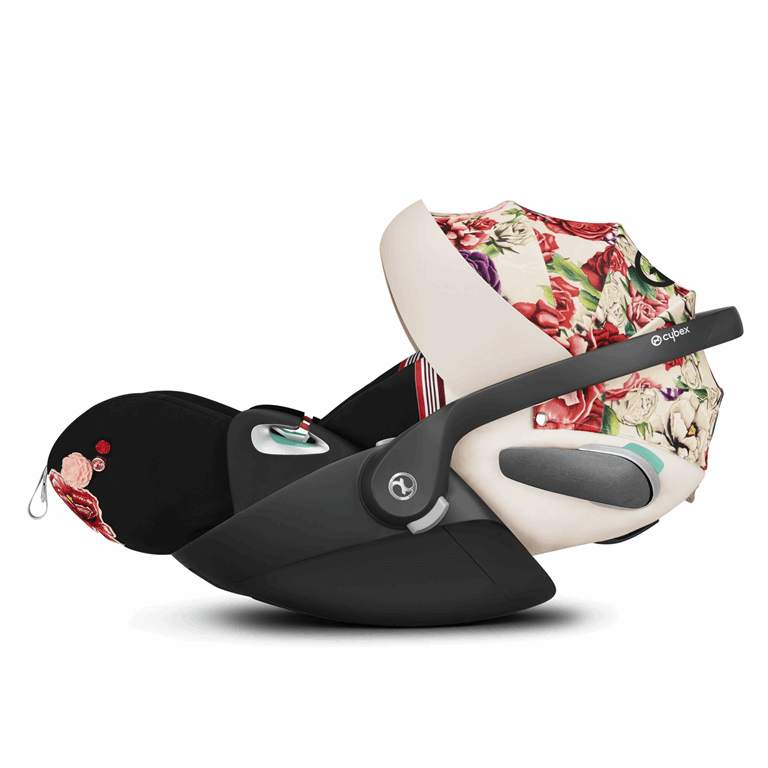 Cybex Cloud Z2 i-Size Premium Collection - fotelik samochodowy dla dzieci od 45 do 87 cm wzrostu, do 13 kg-Spring Blossom Light