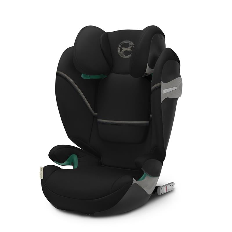 Cybex, Solution S2 i-Fix - fotelik samochodowy dla dzieci o wzroście od 100 do 150 cm, od około 15 do 50 kg-Moon Black