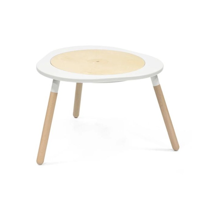 Stokke MuTable V2 - stolik do zabawy + krzesełko-White-Krzesełko Storm Grey