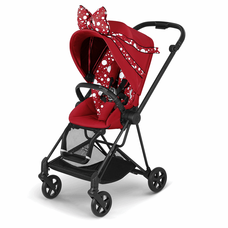 Cybex, Mios 2.0 - wózek spacerowy klasy Premium-Cybex by Jeremy Scott Petticoat-Chrome z brązową rączką