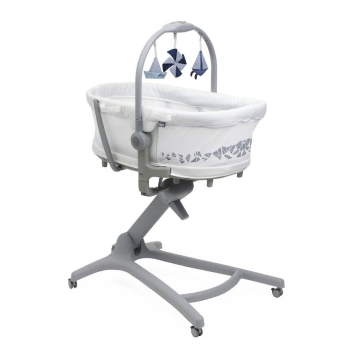 Chicco Baby Hug Pro 5w1 - wielofunkcyjne łóżeczko dla dzieci-White Cream