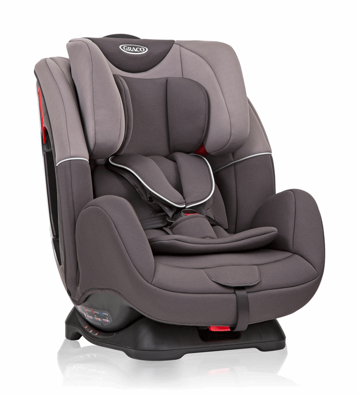 Graco Enhance - fotelik samochodowy od urodzenia do ok. 7 roku życia (0-25 kg) -Iron