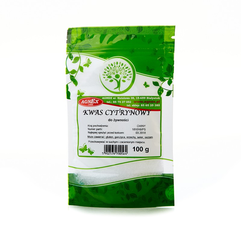 Kwasek cytrynowy E330 100g