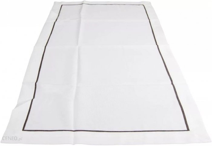 Obrus z mereżką rozmiar 60x120 wzór biały 2(210)