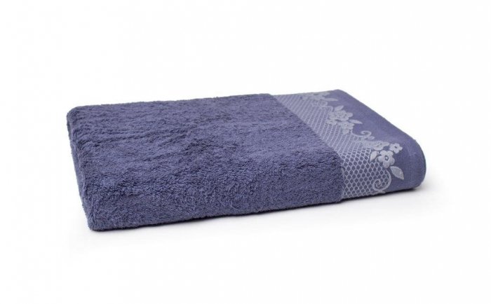 Ręcznik BJORK 70x140 wz. Niebieski/Atramentowy