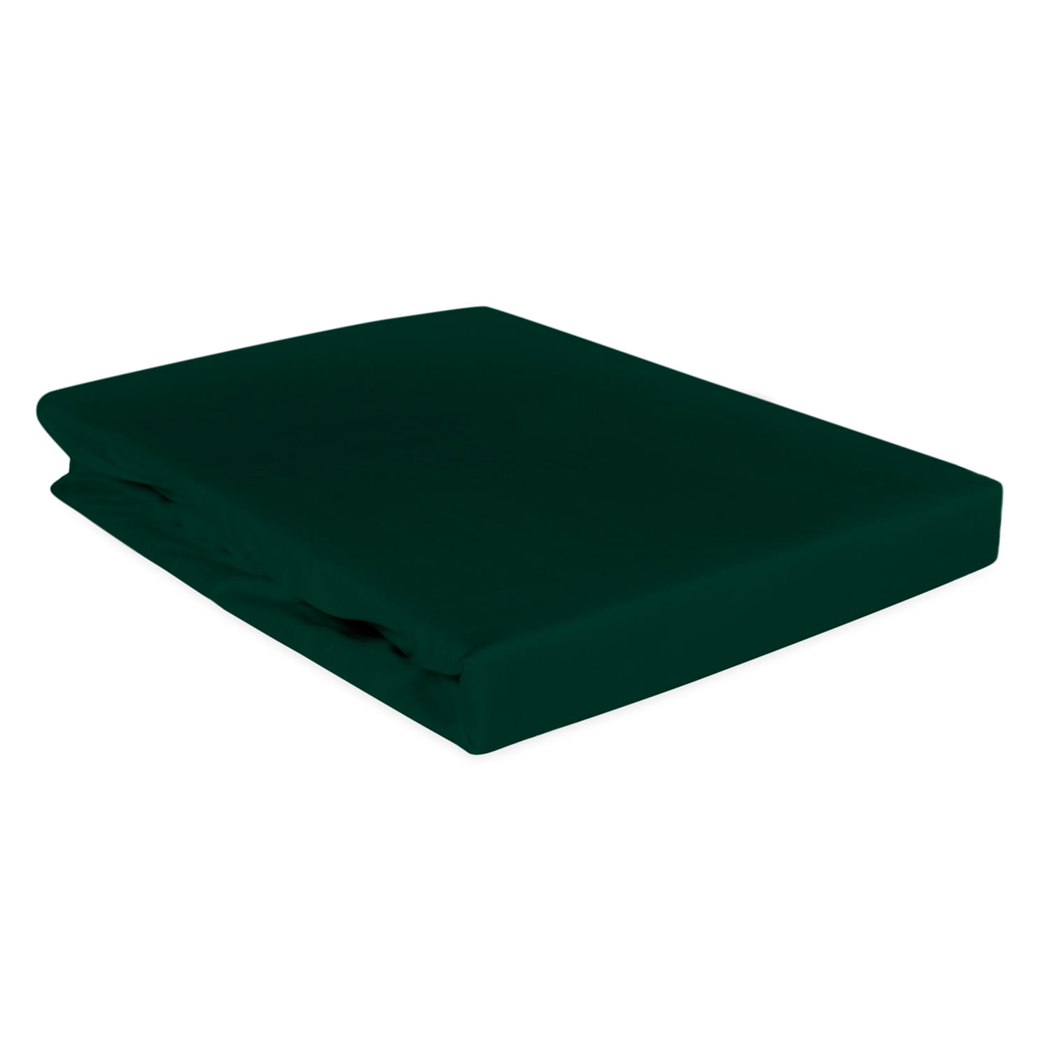 Prześcieradło bawełniane z gumka 140x200 zielony