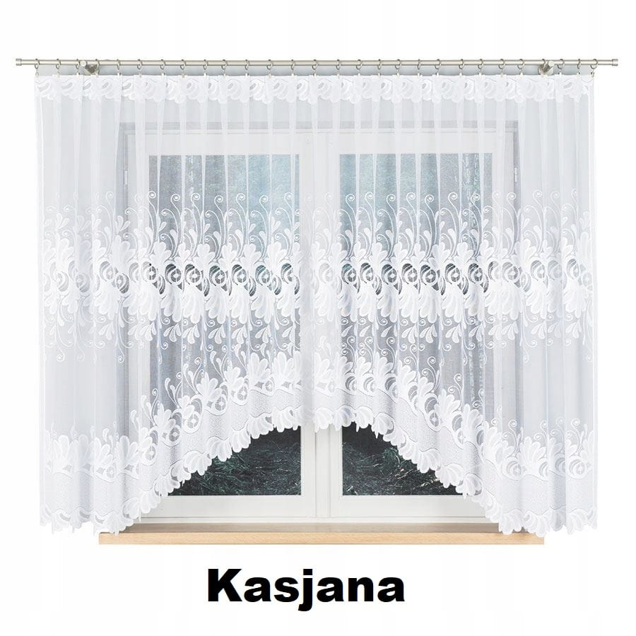 FIRANY FIRANA ŻAKARDOWA 160x400 GOTOWA WYBÓR WZORY - Idealne Do Salonu