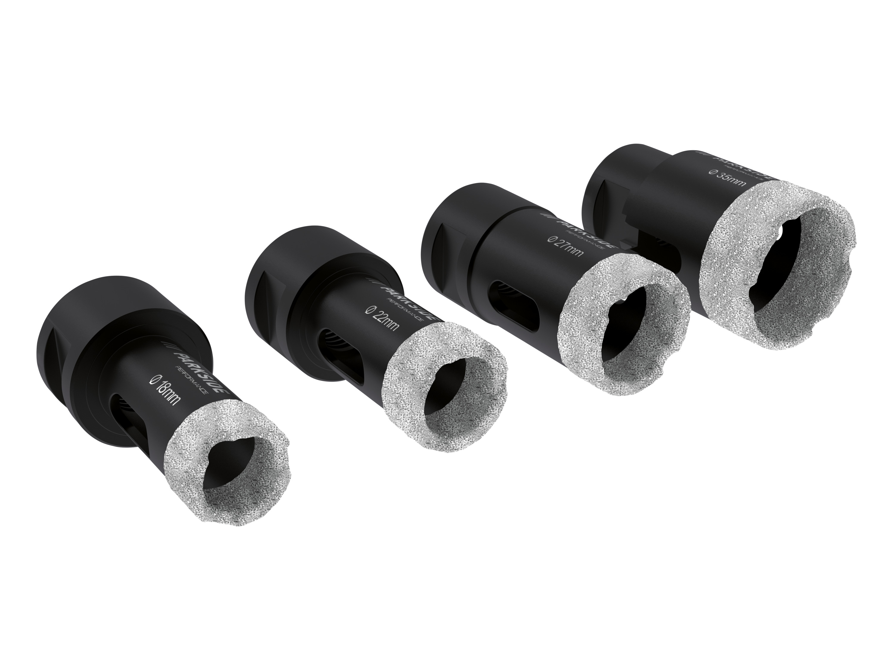 Parkside Performance Zestaw otwornic diamentowych Best Pdbk 3 A1 ø 18, 22, 27, 35 mm
