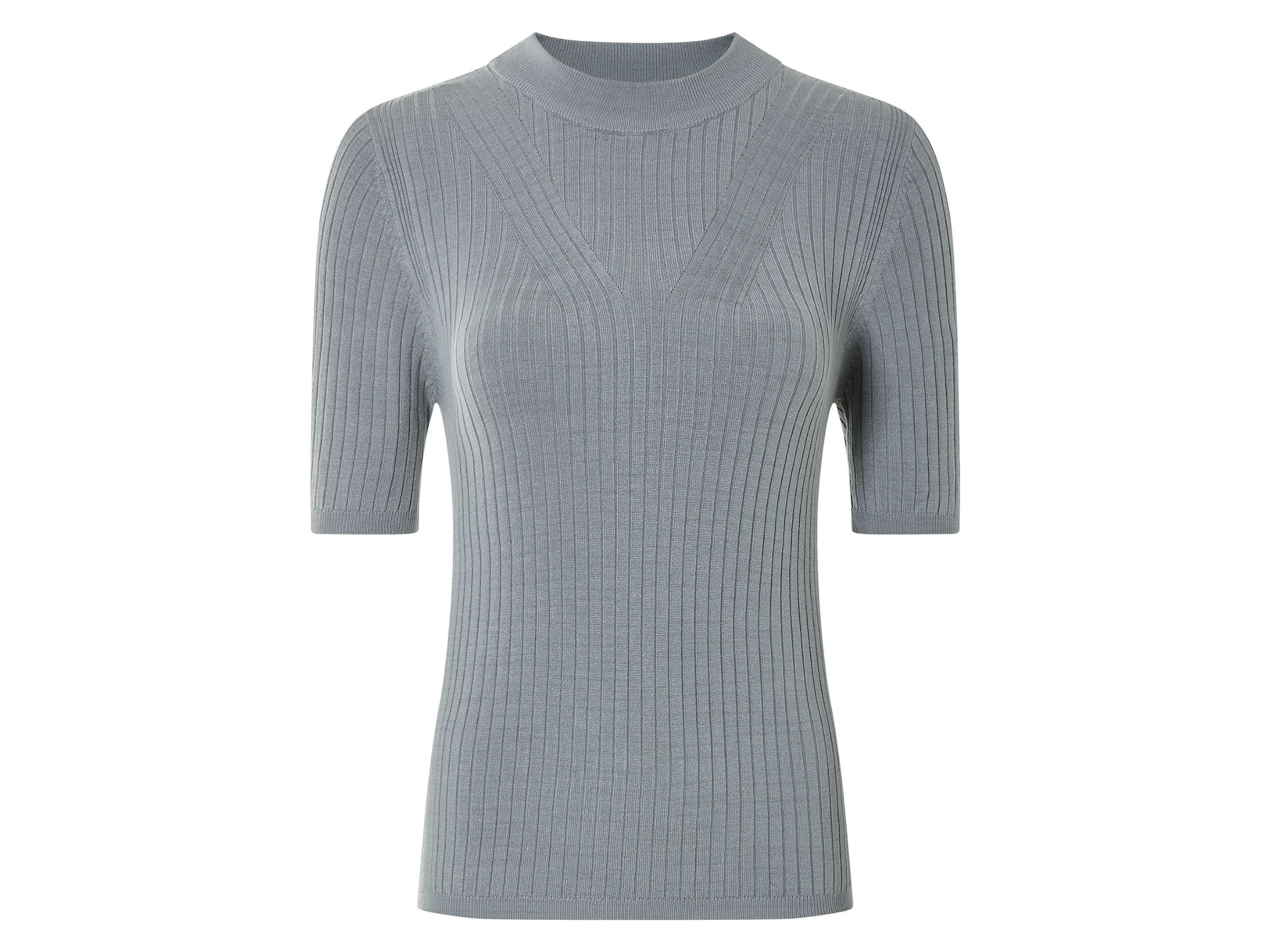 esmara Sweter damski z delikatnej dzianiny Szary, XS 32/34