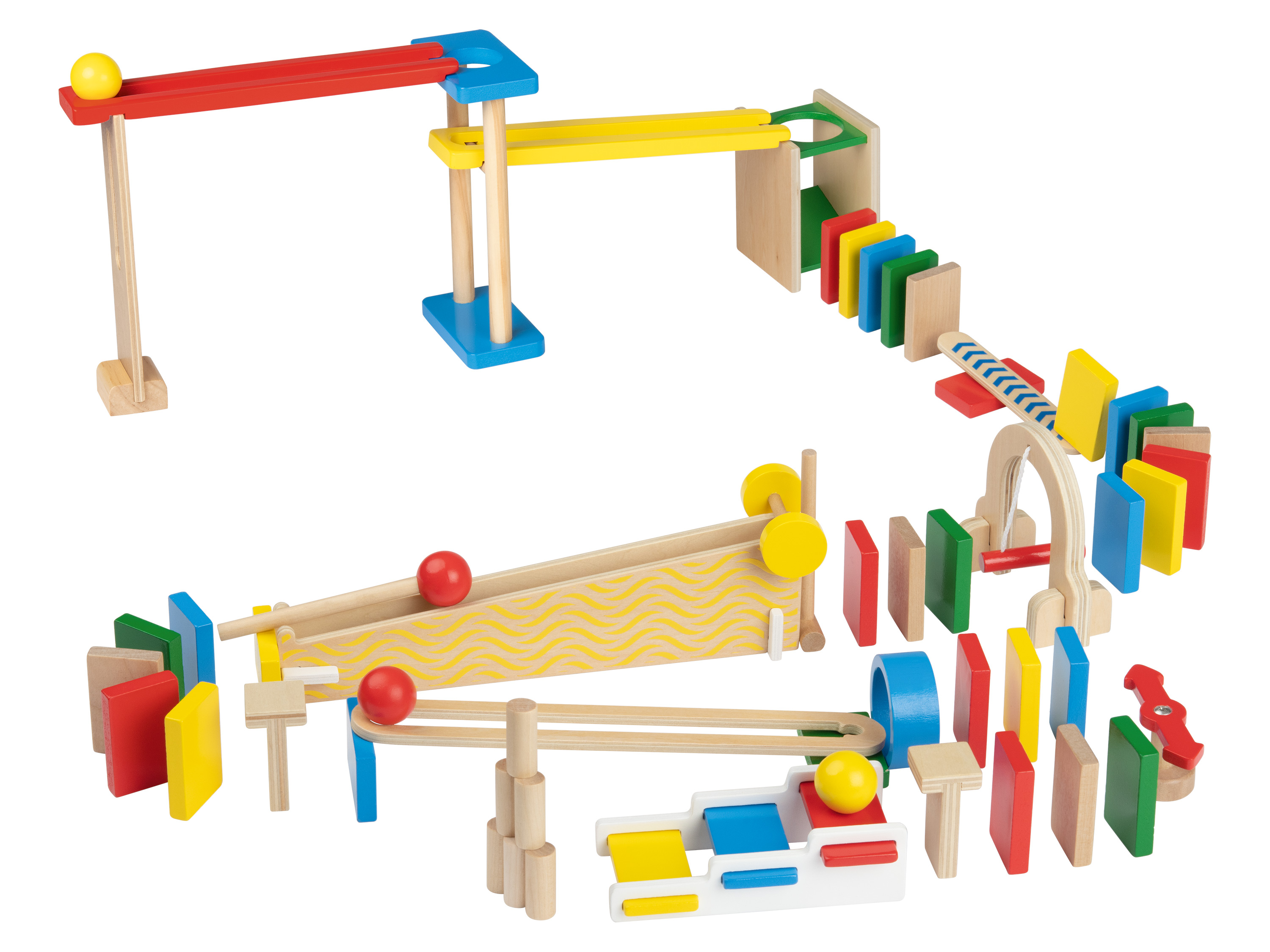 Playtive Tor kulkowy z drewna Domino