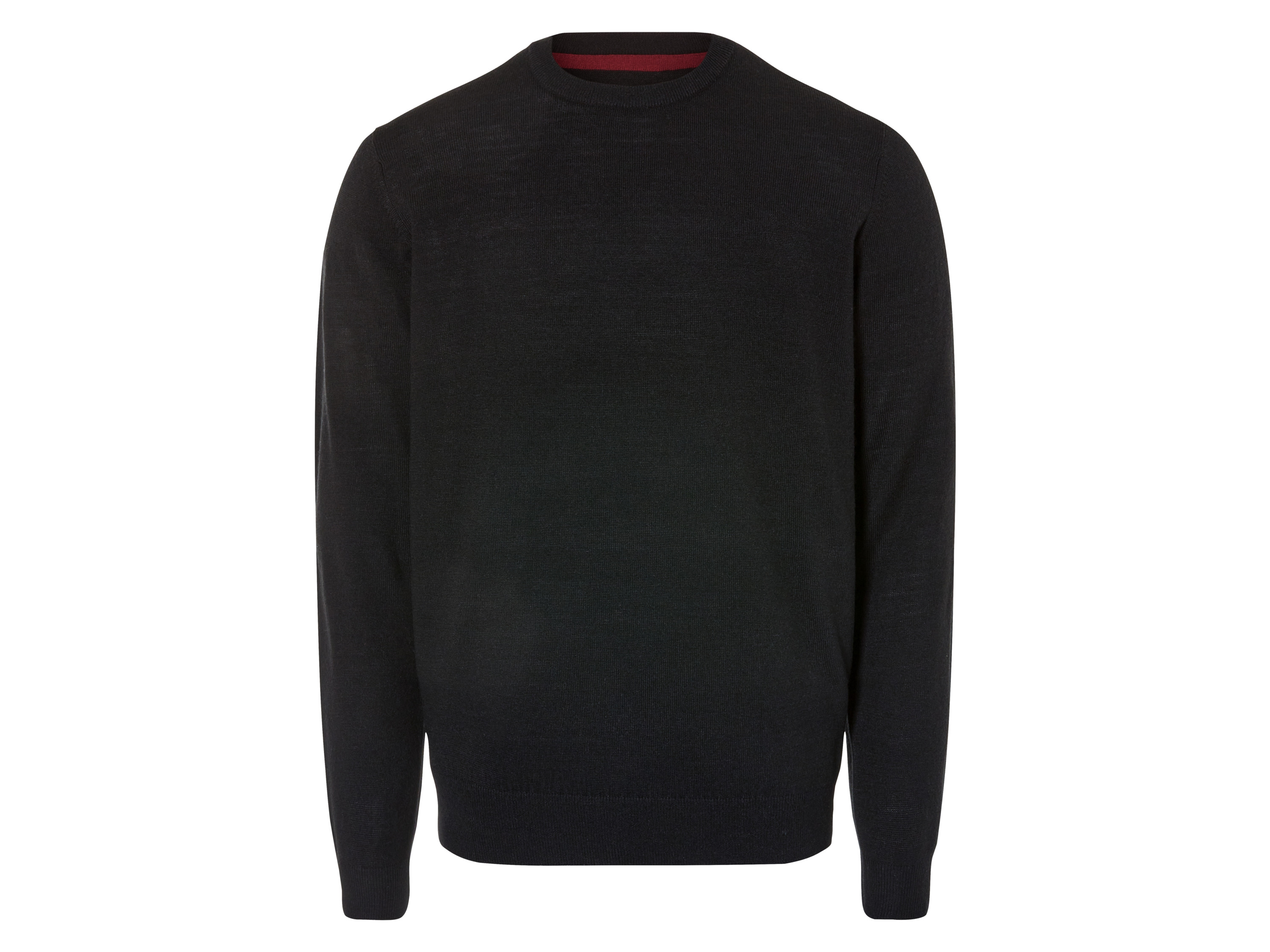 Livergy Sweter dzianinowy męski z wełną merino M 48/50, Czarny