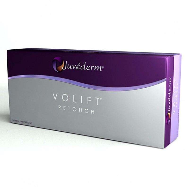 Juvéderm VOLIFT Retouch z lidokainą (2 x 0.55 ml)