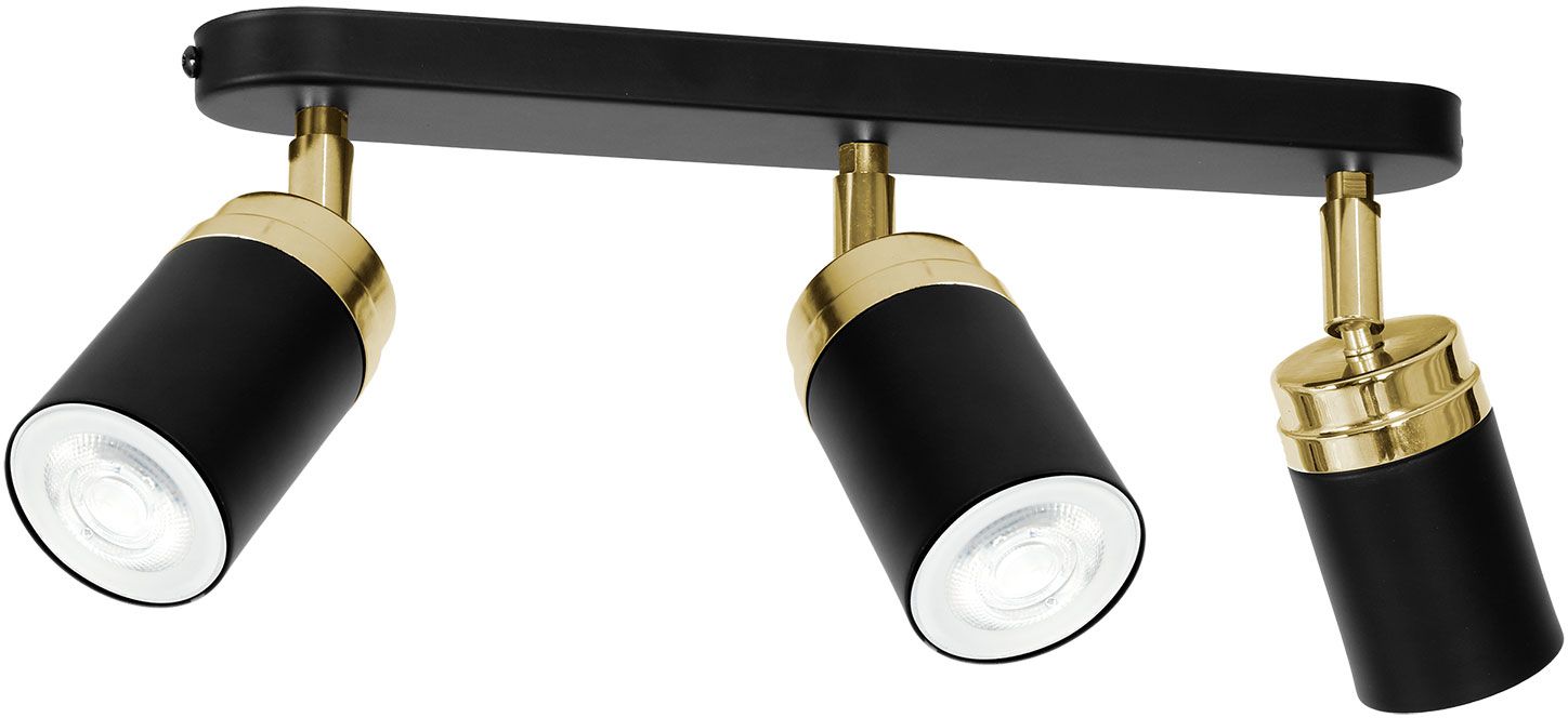 Darmowa Dostawa - Lampa podsufitowa 3x8 W czarny Luminex Reno 5165