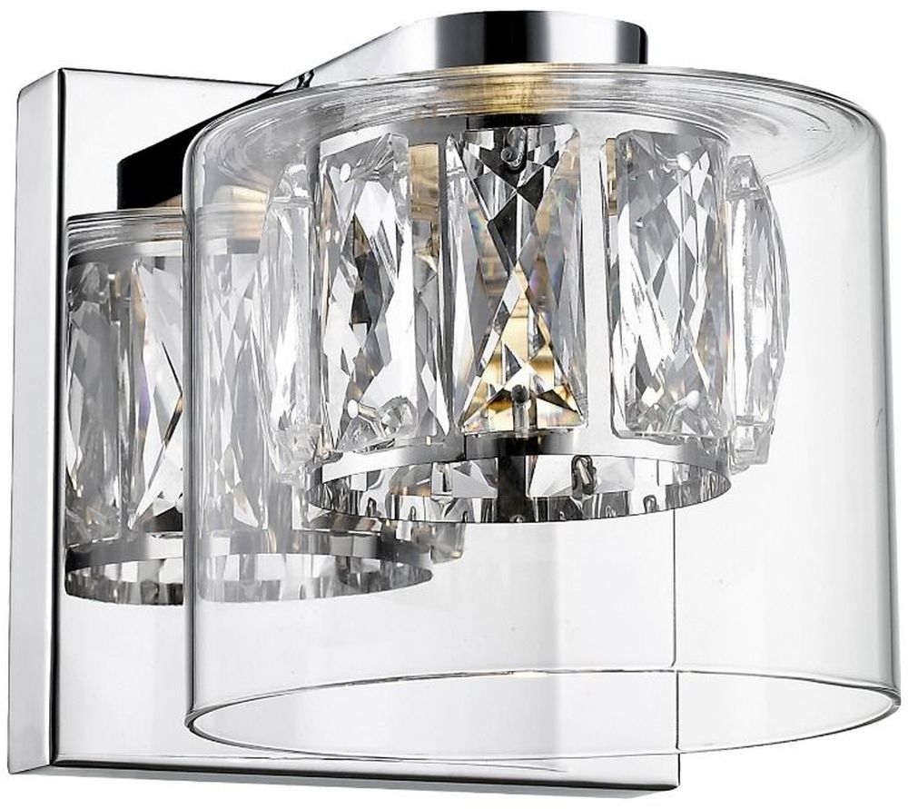 Darmowa Dostawa - Kinkiet 1x5 W chrom Zuma Line Gem W038901AB5AC