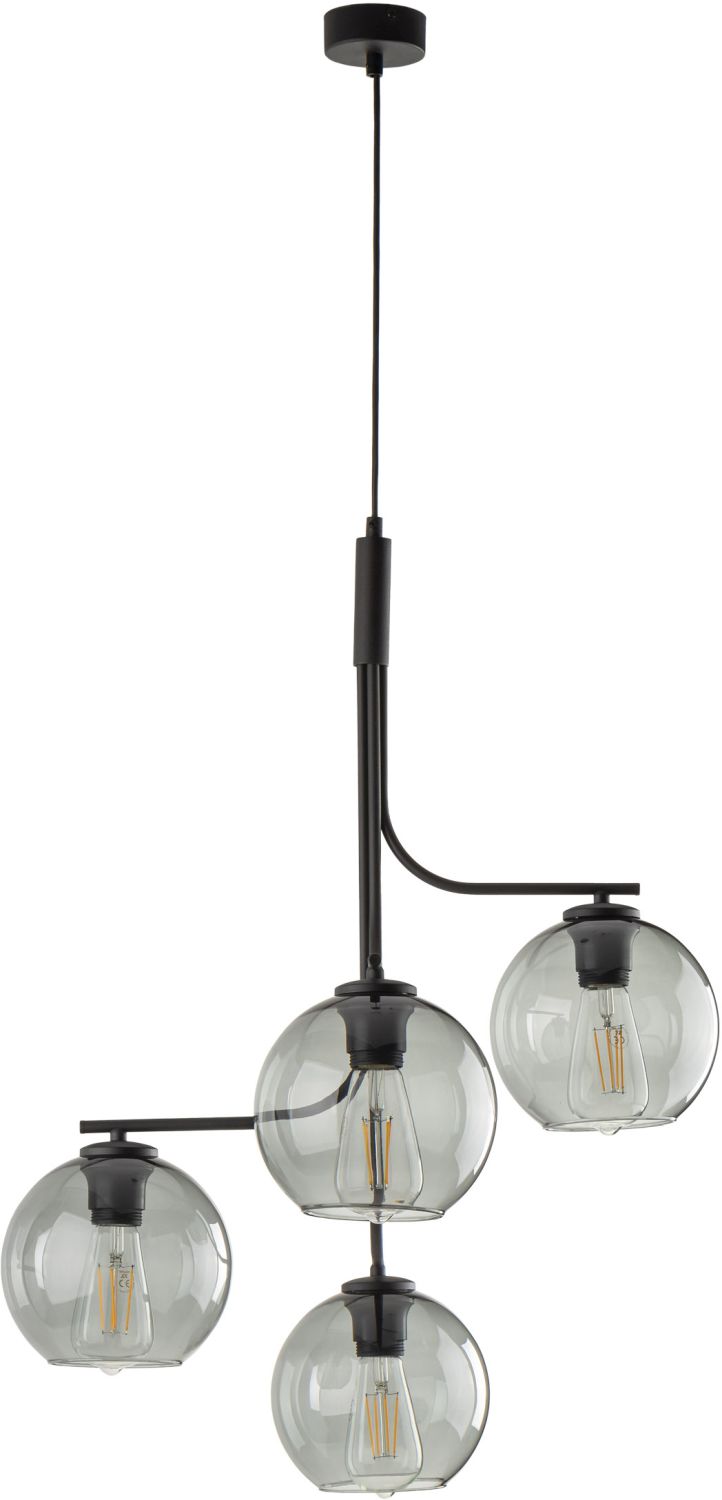 Darmowa Dostawa - Lampa wisząca 4x15 W przydymiony TK Lighting Cesar 5727