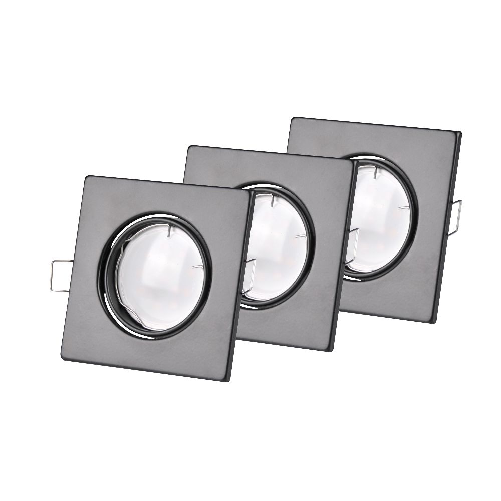 Darmowa Dostawa - Lampa do zabudowy 1x8 W czarna Goldlux Olin 305879