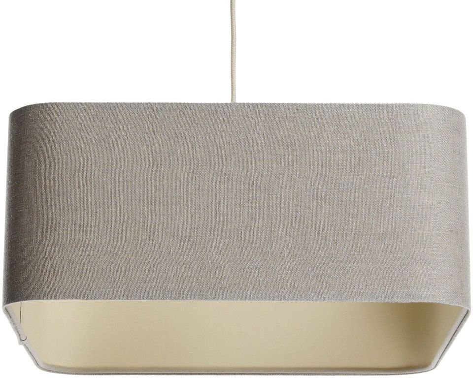 Darmowa Dostawa - Lampa wisząca 1x60 W beżowa BPS Koncept Kwadro len light KW00140W30