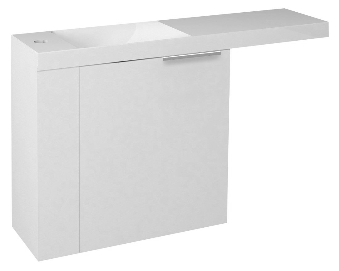 Darmowa Dostawa - Szafka 50x22x50 cm podumywalkowa wisząca biała Sapho Latus LT6153030