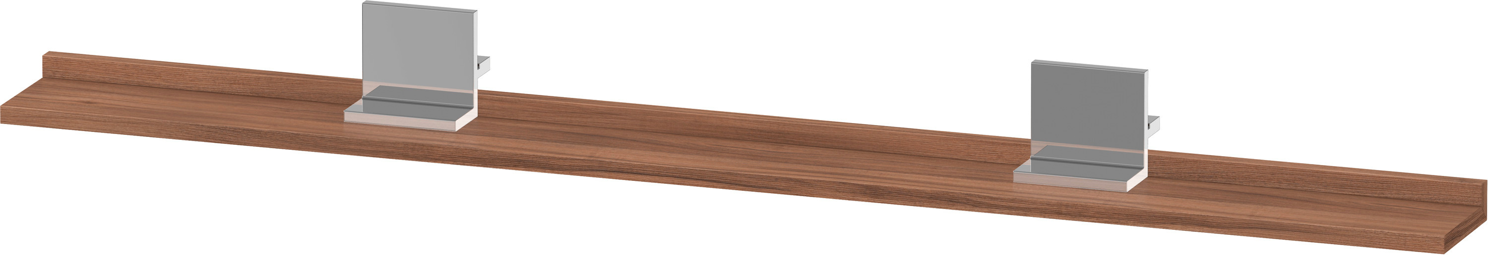Darmowa Dostawa - Półka 128 cm orzech-chrom Duravit Sivida SV7435010790000