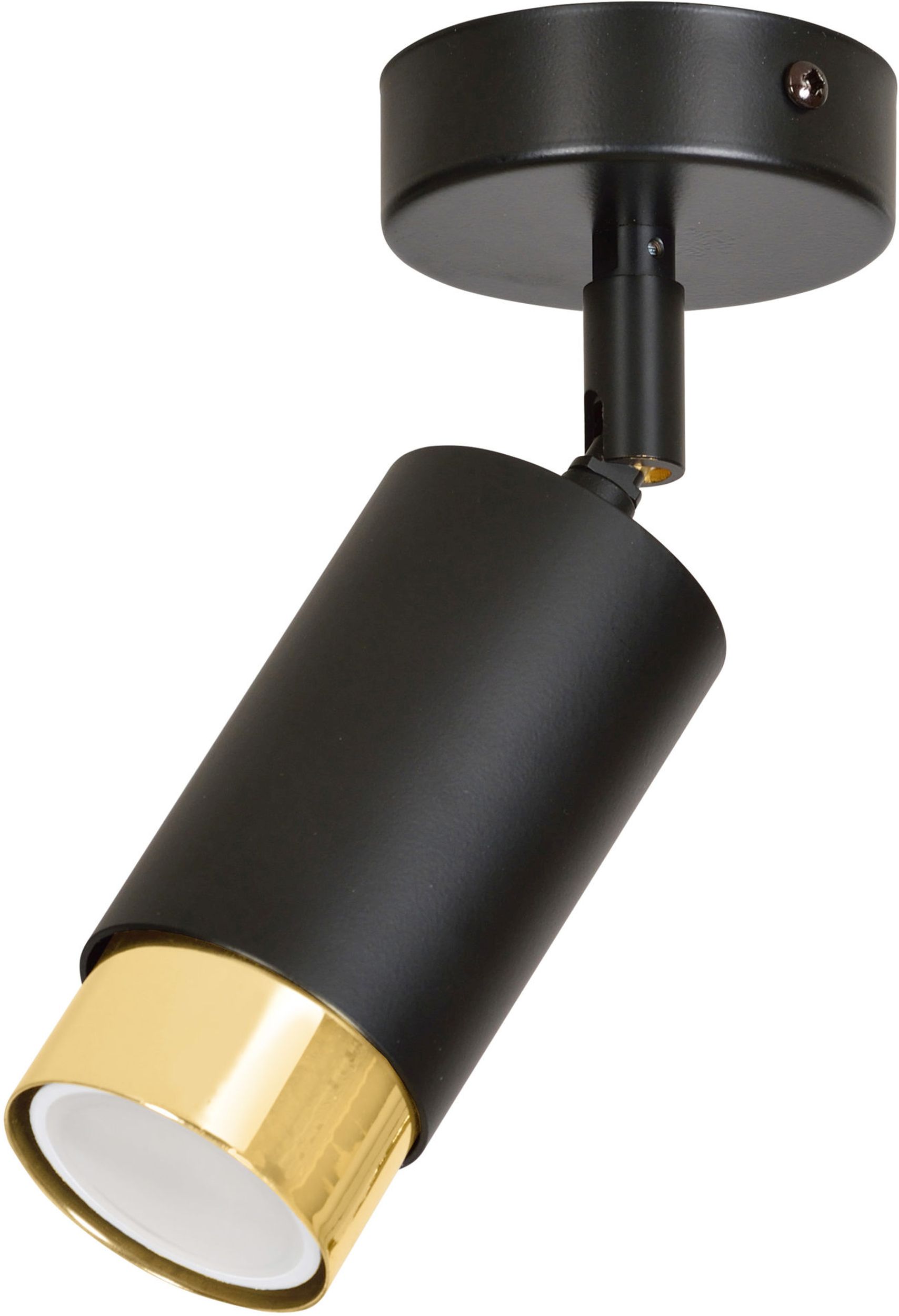 Darmowa Dostawa - Lampa podsufitowa 1x8 W czarna-złota Emibig Hiro 9651