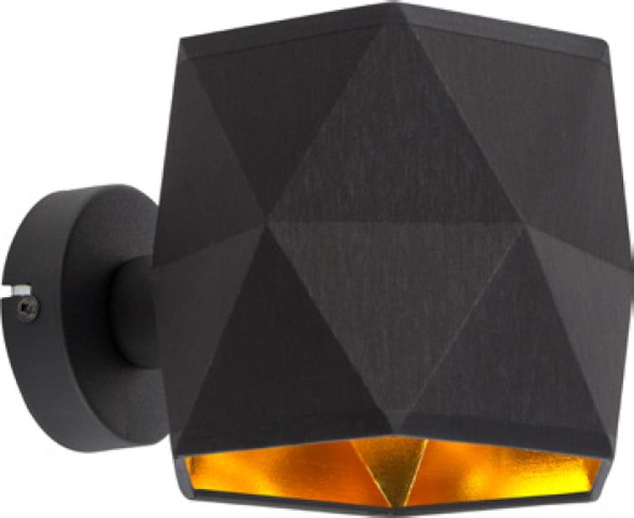 Darmowa Dostawa - Kinkiet 1x15 W czarny-złoty TK Lighting Siro 1040