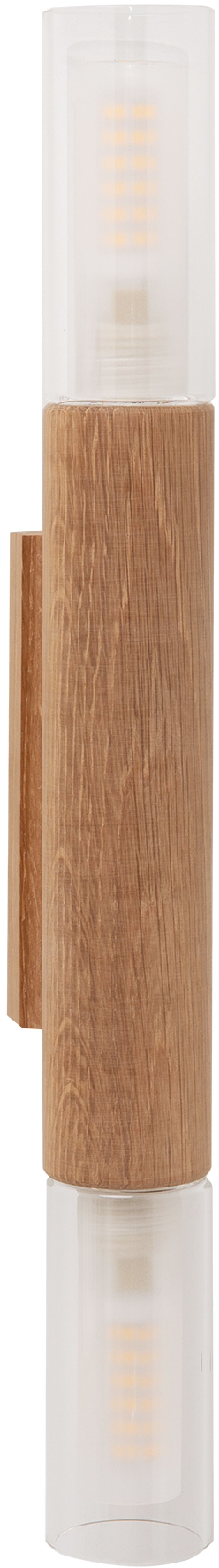 Darmowa Dostawa - Kinkiet 2x28 W drewno Zuma Line Madera 6620103
