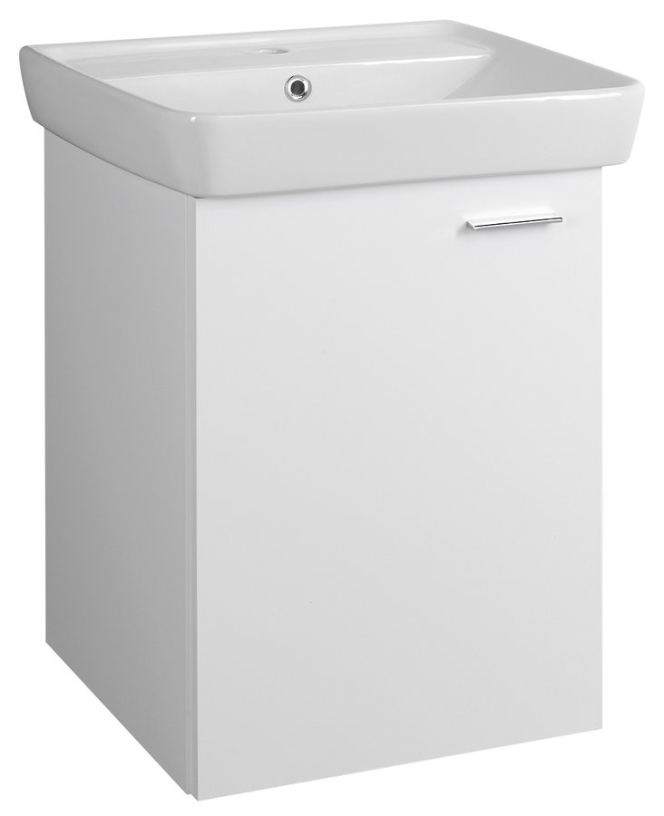 Darmowa Dostawa - Szafka 50.5x37.1x63 cm podumywalkowa wisząca biała Aqualine Zoja 56373