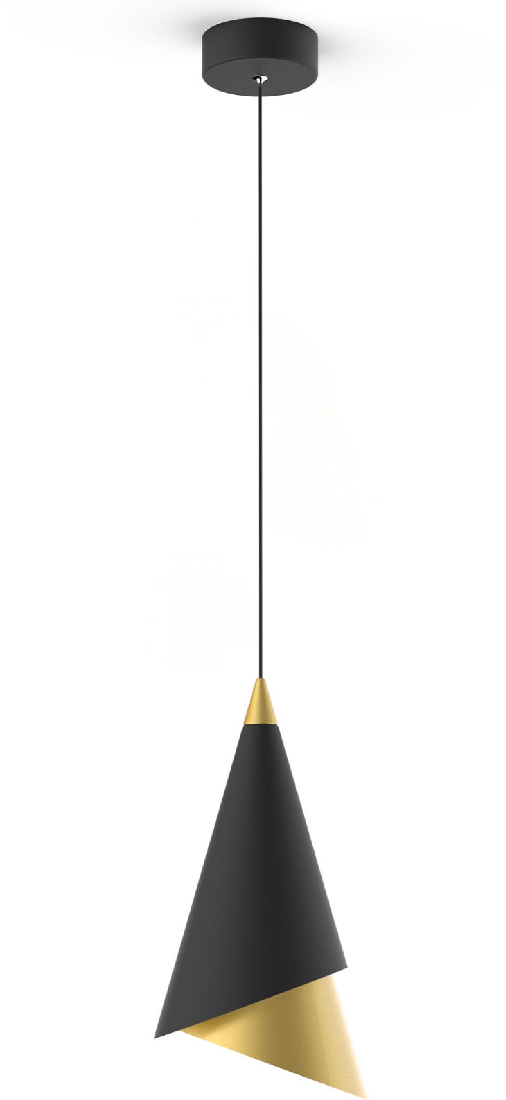 Darmowa Dostawa - Lampa wisząca 1x13 W czarna Italux Raalto PND4331281A