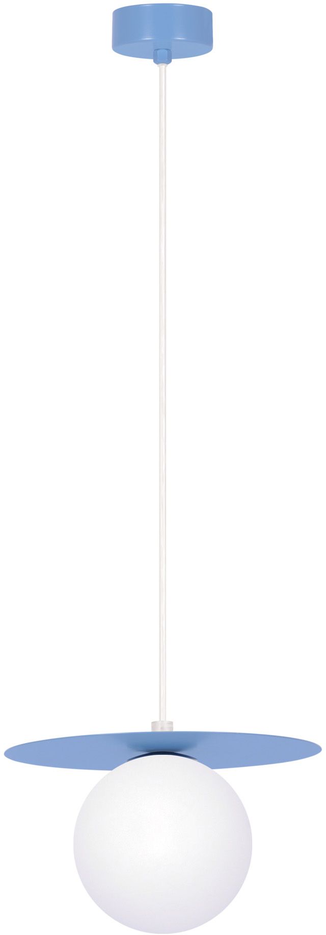 Darmowa Dostawa - Lampa wisząca 1x10 W biała-niebieska Kaja Robin K5445