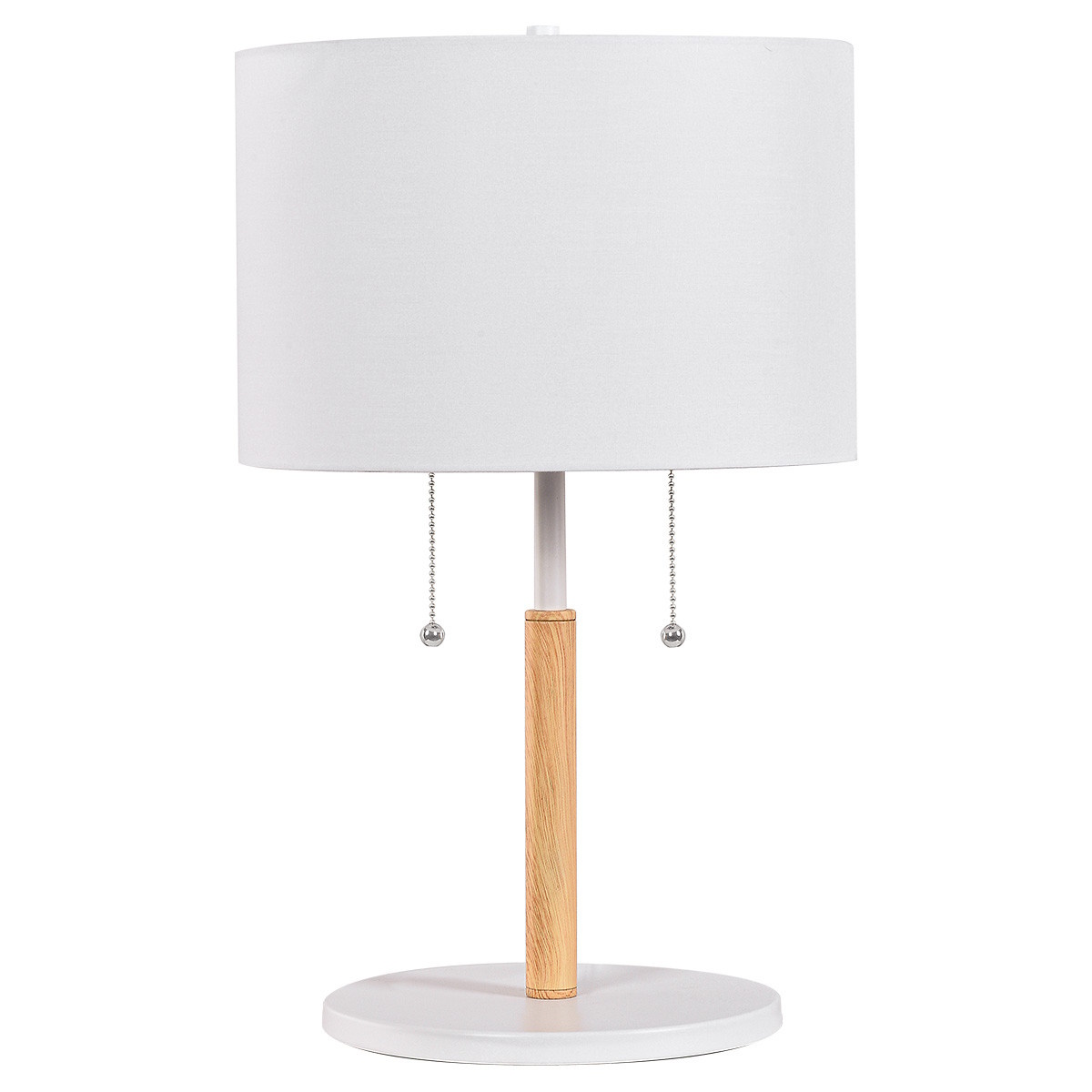 Darmowa Dostawa - Lampa stołowa 2x15 W biała Light Prestige Fogo LP03042TWH