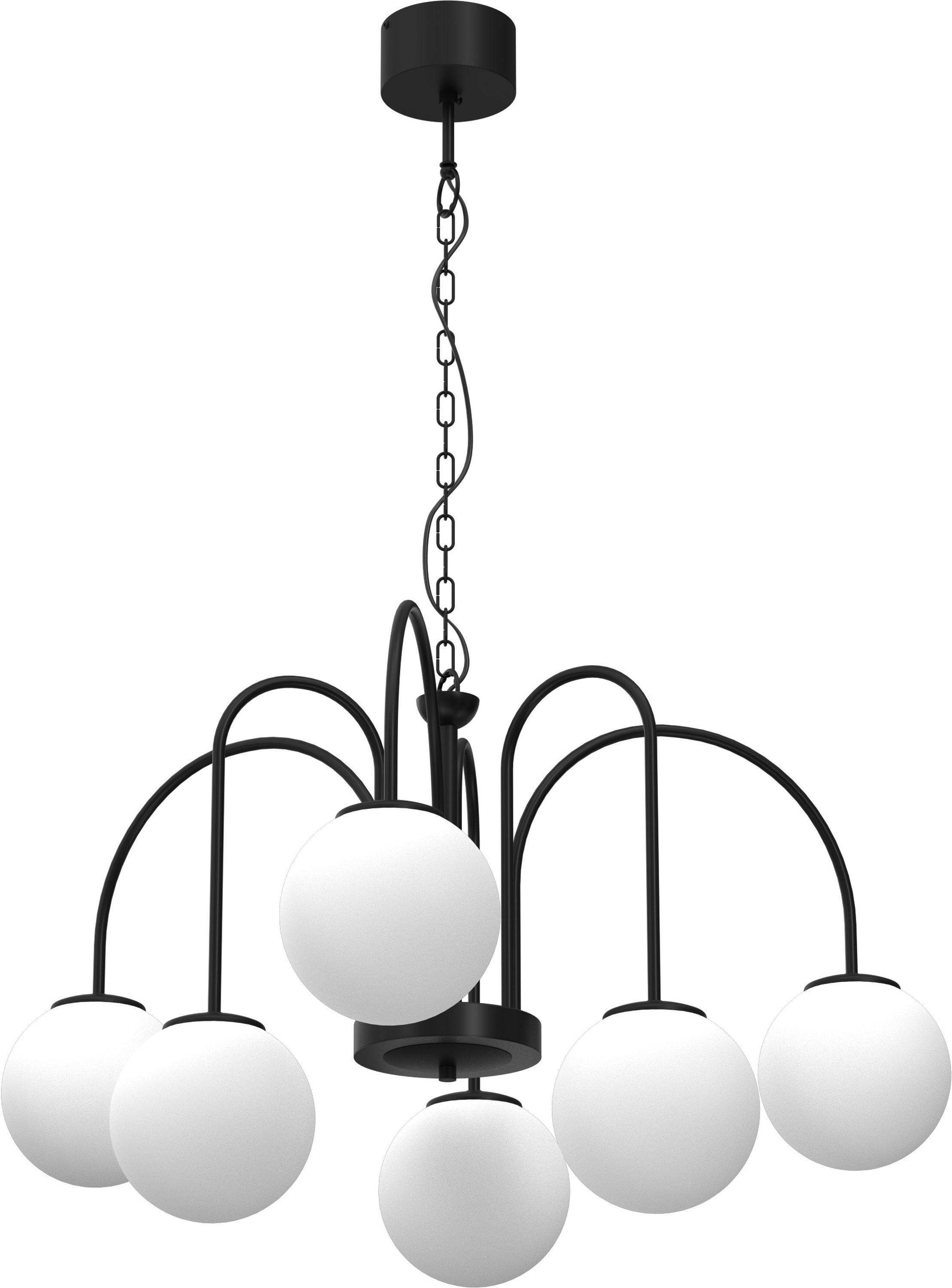 Darmowa Dostawa - Lampa wisząca 6x60 W biały Luminex Cambridge 3195