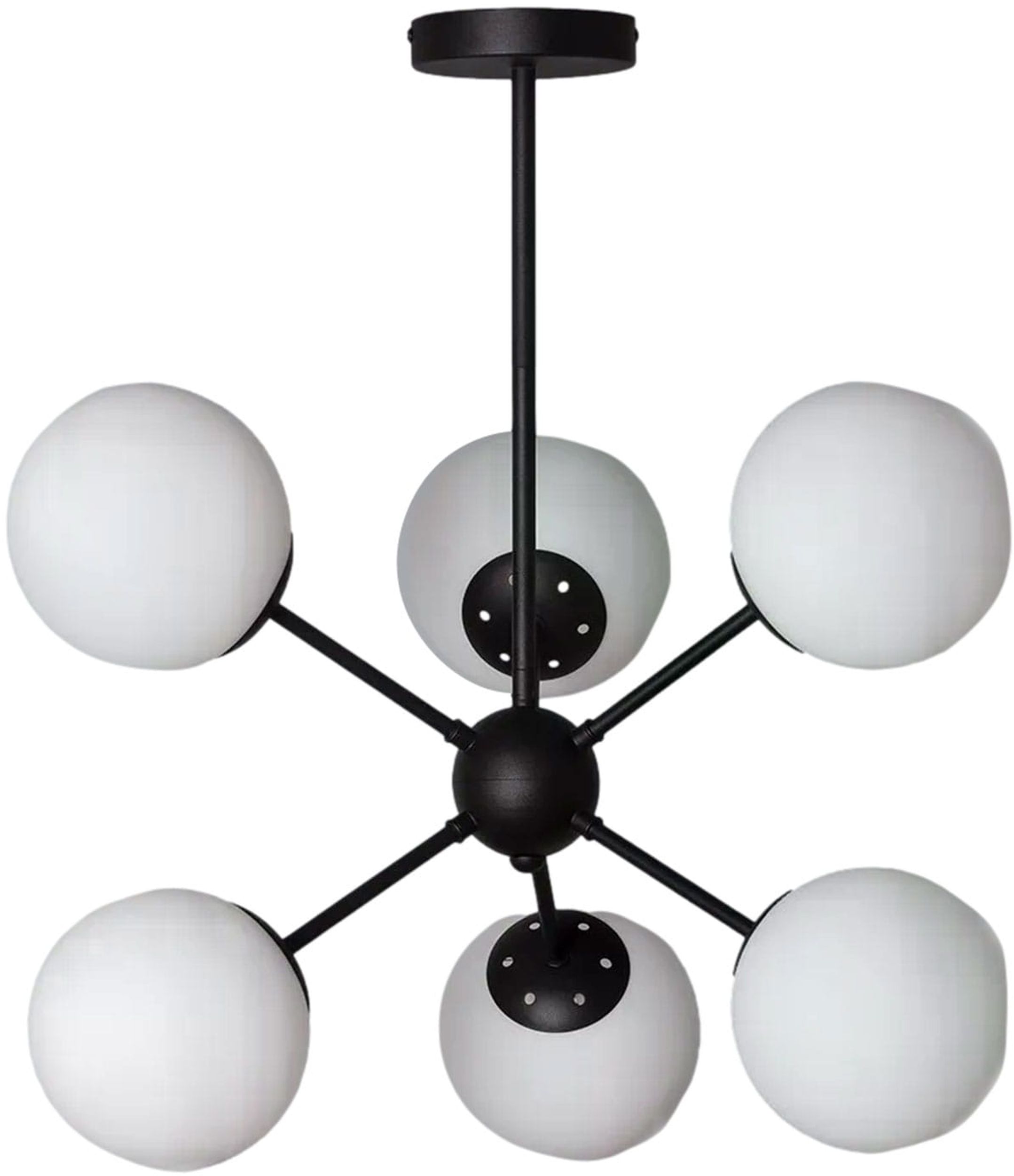 Darmowa Dostawa - Lampa podsufitowa 6x20 W czarny Abruzzo Grappa ABRLWGG6XE27