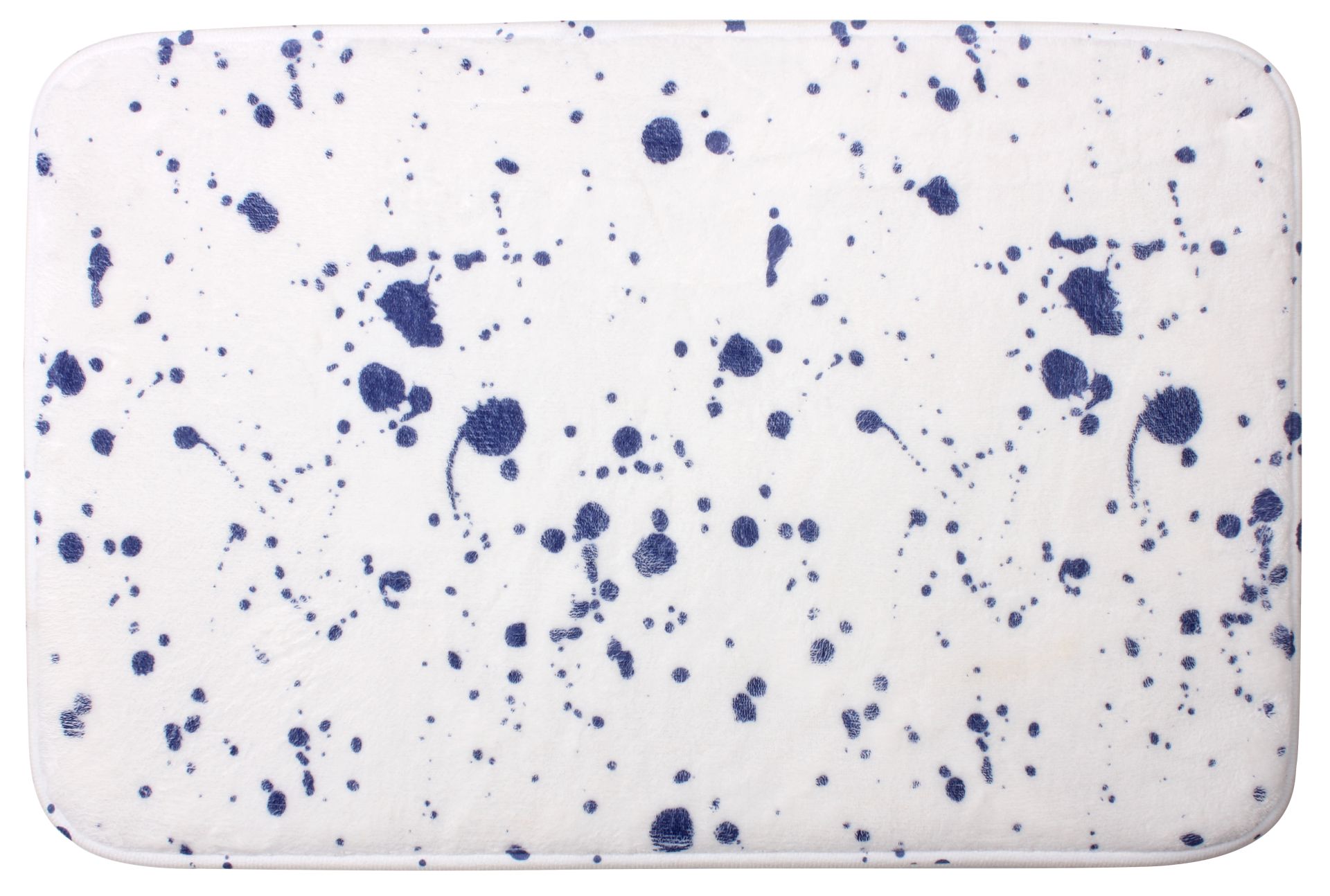 Darmowa Dostawa - Dywanik łazienkowy 60x40 cm prostokątny biały Splendid Enamel LAENAMELMATA