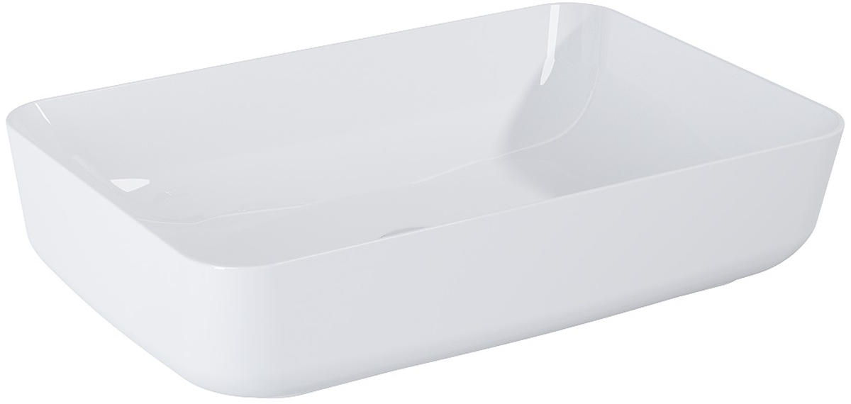 Darmowa Dostawa - Umywalka 50x39 cm prostokątna nablatowa biała Elita Nomia RE040500058060