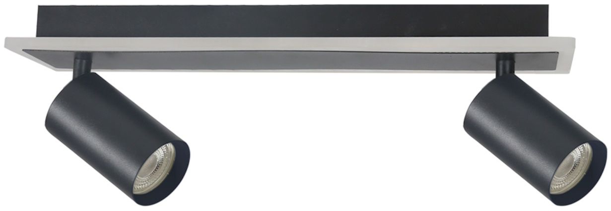 Darmowa Dostawa - Lampa podsufitowa 2x5 W czarna Light Prestige Parma LP06122WSBK