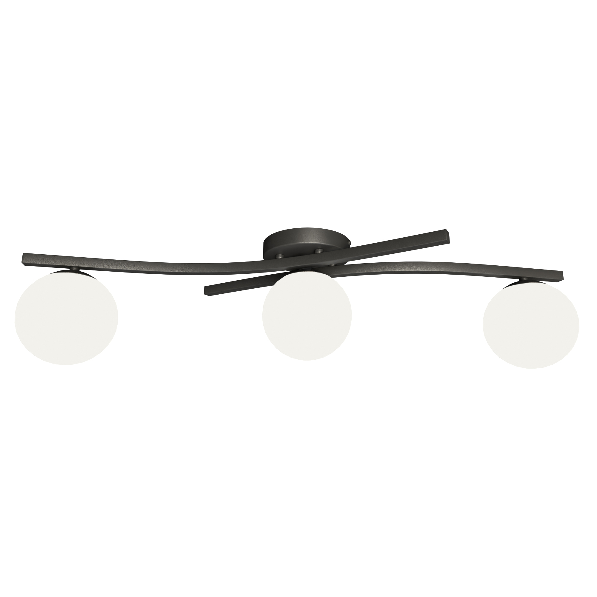 Darmowa Dostawa - Lampa podsufitowa 3x10 W biała-czarna Emibig Opus 13903
