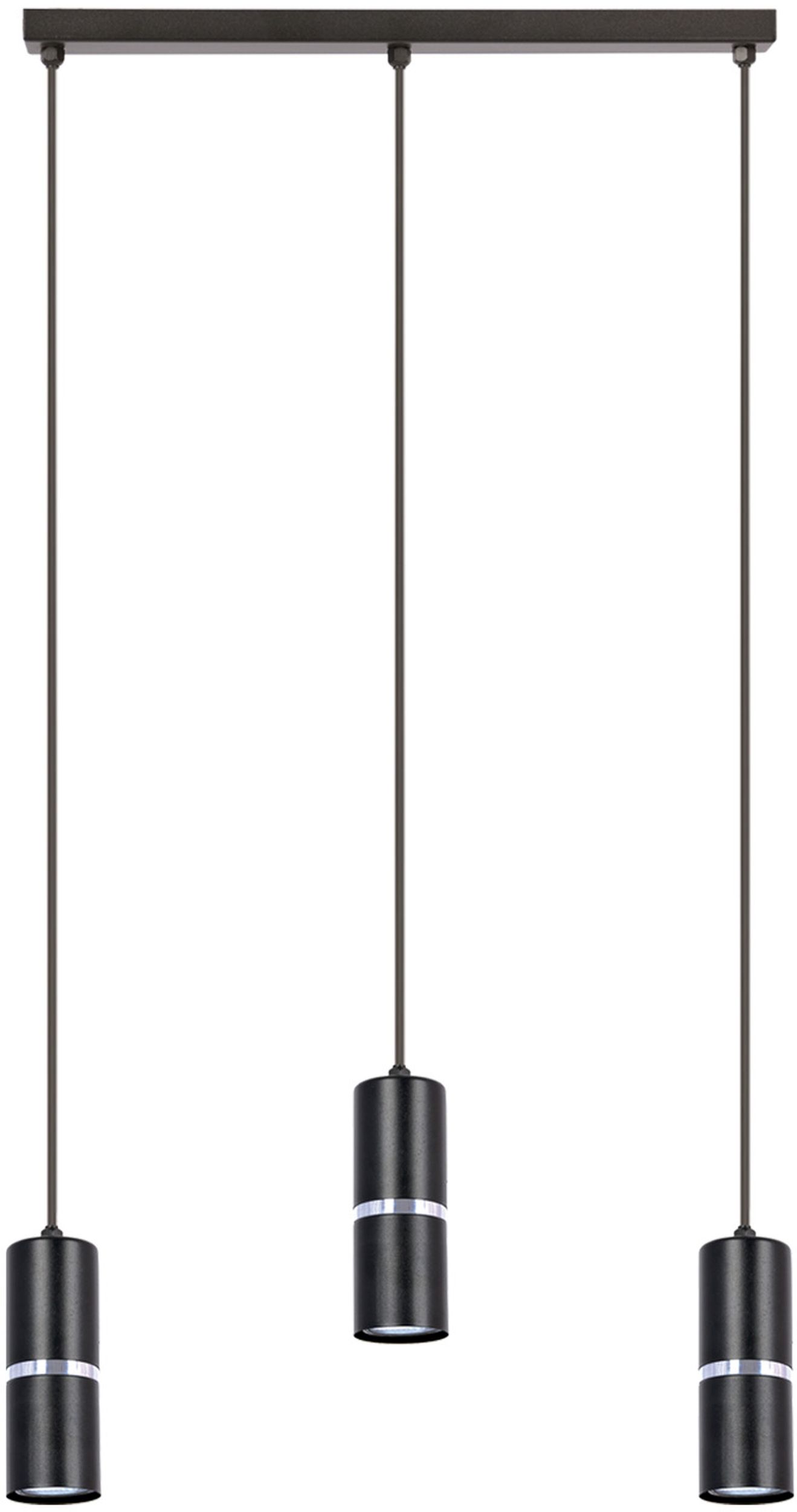 Darmowa Dostawa - Lampa wisząca 3x10 W czarny Kaja Vesta K5246