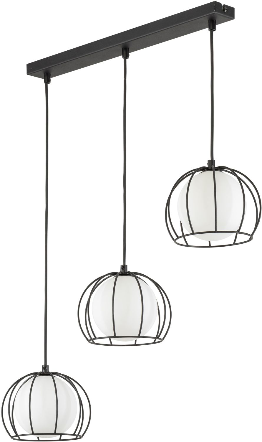 Darmowa Dostawa - Lampa wisząca 3x6 W czarny TK Lighting Beniamin 4813