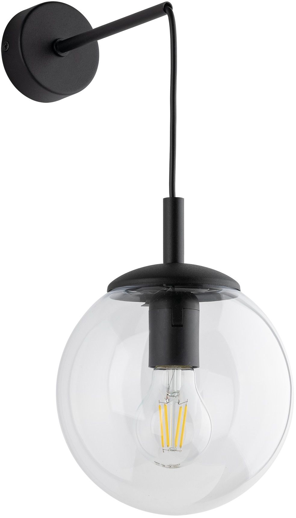 Darmowa Dostawa - Kinkiet 1x15 W czarny TK Lighting Esme 5387