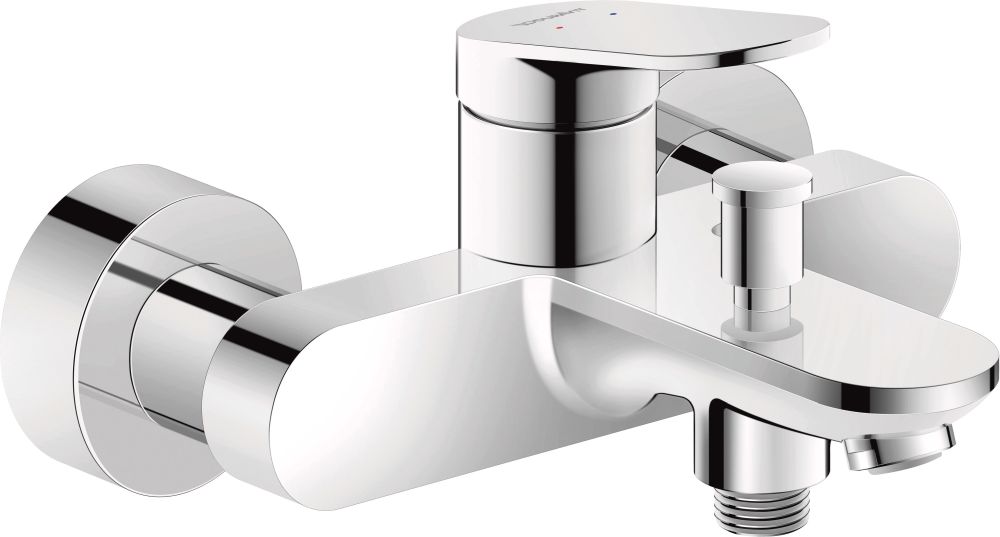 Darmowa Dostawa - Bateria wannowo-prysznicowa ścienna chrom Duravit Wave WA5230000010