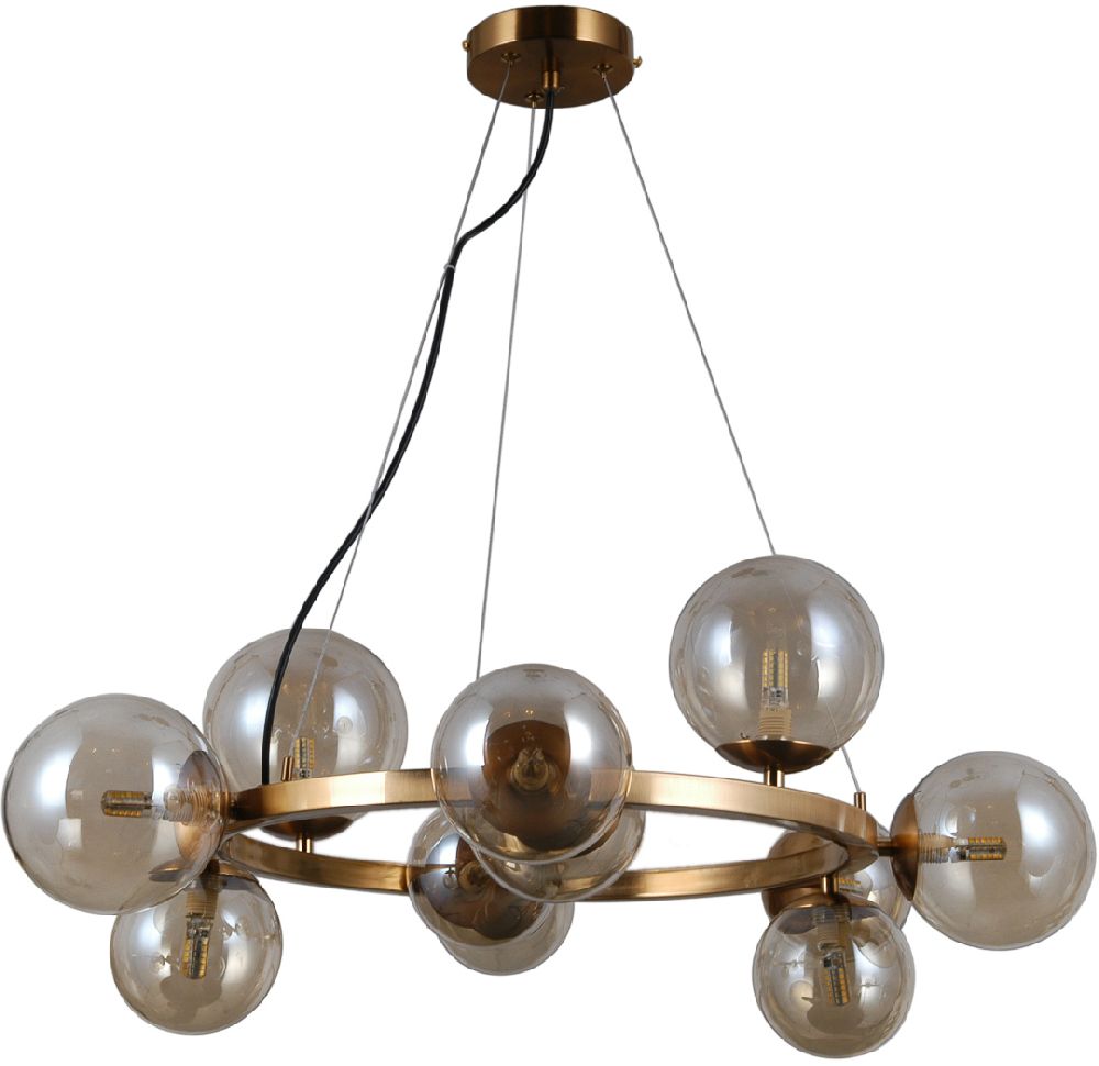Darmowa Dostawa - Lampa wisząca powyżej 6x5 W mosiądz Italux Montora PND3022311A