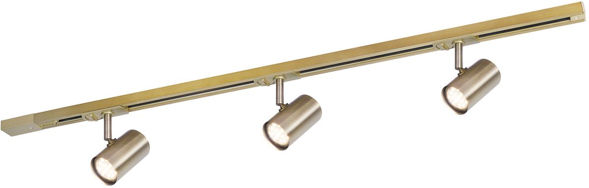 Darmowa Dostawa - Zestaw szynoprzewód z reflektorami 3x40 W brązowy Italux Marvi TR Jazz AB 9113983ABSET