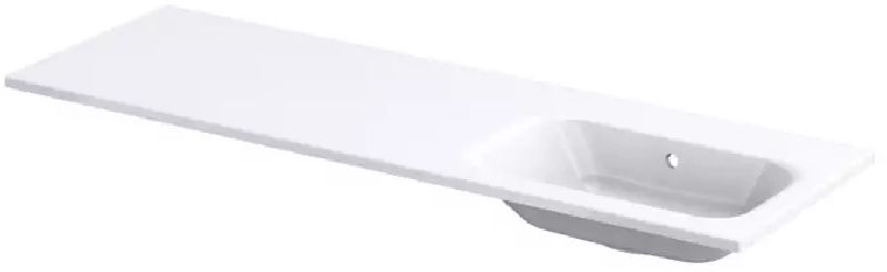 Darmowa Dostawa - Umywalka 141x46 cm prostokątna meblowa biała Oristo Uni UMEAR14092PBO