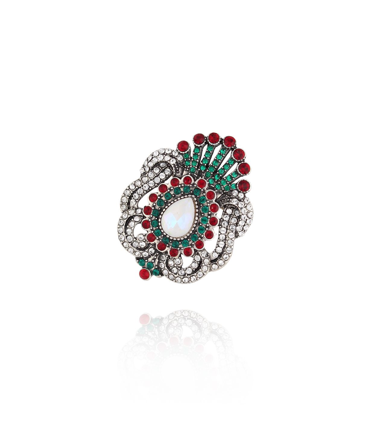 Broszka z kryształkami Adornment BRSS0095