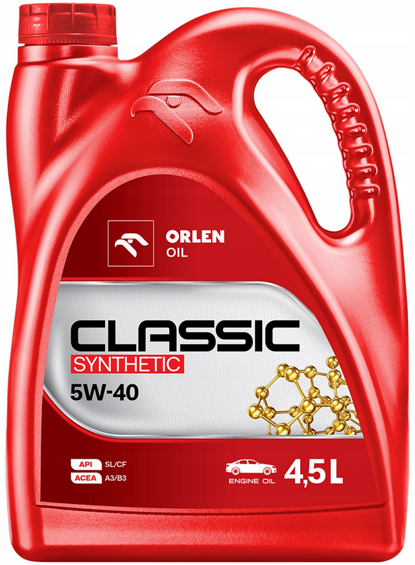 ORLEN PLATINUM CLASSIC SYNTHETIC 5W40 4.5L - Petrostar